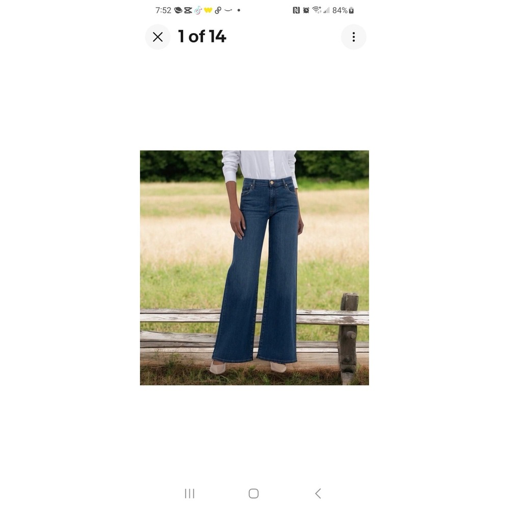 NWT Kut From The Kloth Jean High Rise Wide Leg Size 6